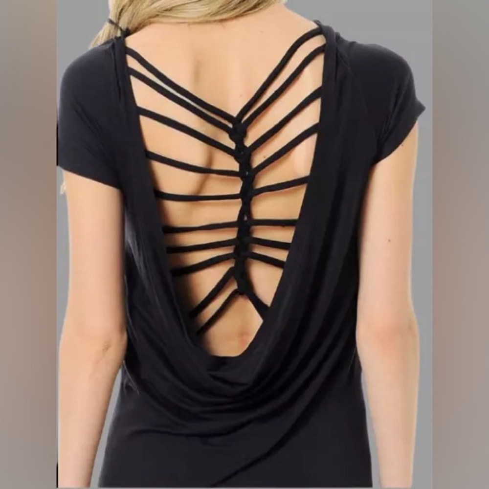 Benjamin Jay Strappy Knot Back Casual Gown - Picture 10 of 14